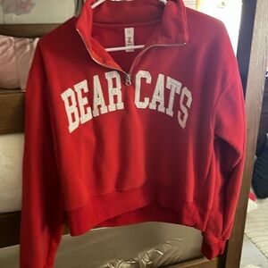 UC Bearcats Cropped Quarter Zip